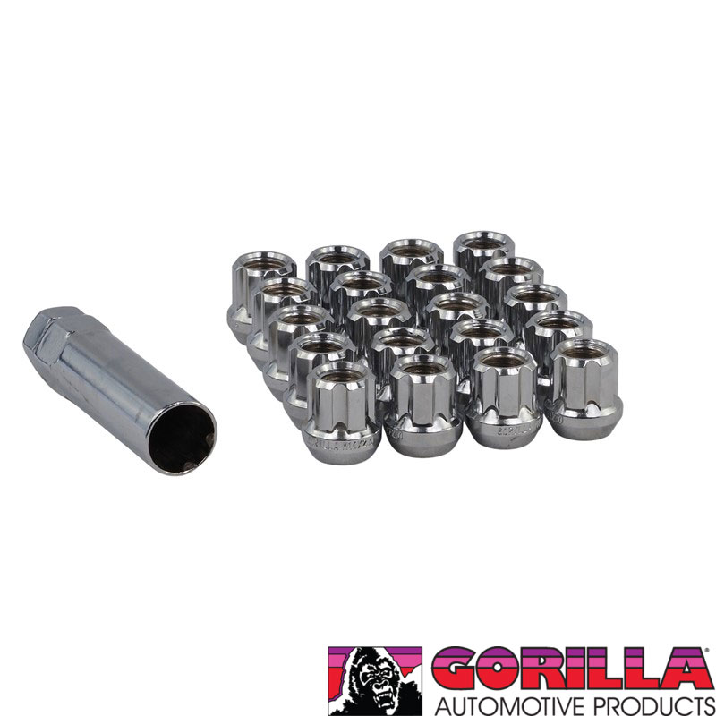 Écrous de roue (lug nuts) 6 Spline • Cone seat • 21/22 • 25 • 9/16 X 20 (MM)