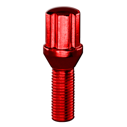 SPLINE DRIVE BOLT - CONE SEAT - ROUGE (7 SPLINE)